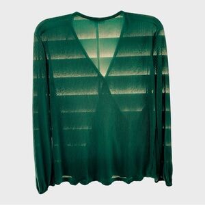 Women’s Tops Blouse/ Brand Fred David/ Color Green/ Size large